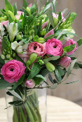 VIENNE - Bouquet de saison rose
