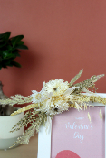 DÉCORATION - Cadre photo en fleurs séchées