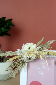 DÉCORATION - Cadre photo en fleurs séchées