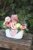 Fête des Mères - Composition de fleurs roses