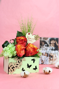 Fête des Mères - Composition de roses et hortensia