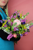 AMBRE - Bouquet de fleurs colorées