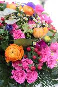 MUMBAI - Bouquet de fleurs multicolore