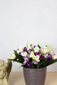 Fleurs artificielles pour cimetière - Coupe de crocus colorée