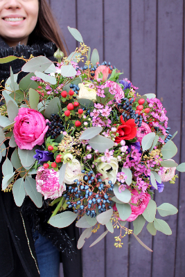 ORLÉANS - Bouquet de fleurs hivernal