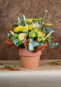 AUTOMNE - COMPOSITION DE FLEURS 