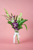1er Mai - Composition de muguet et fleurs variées