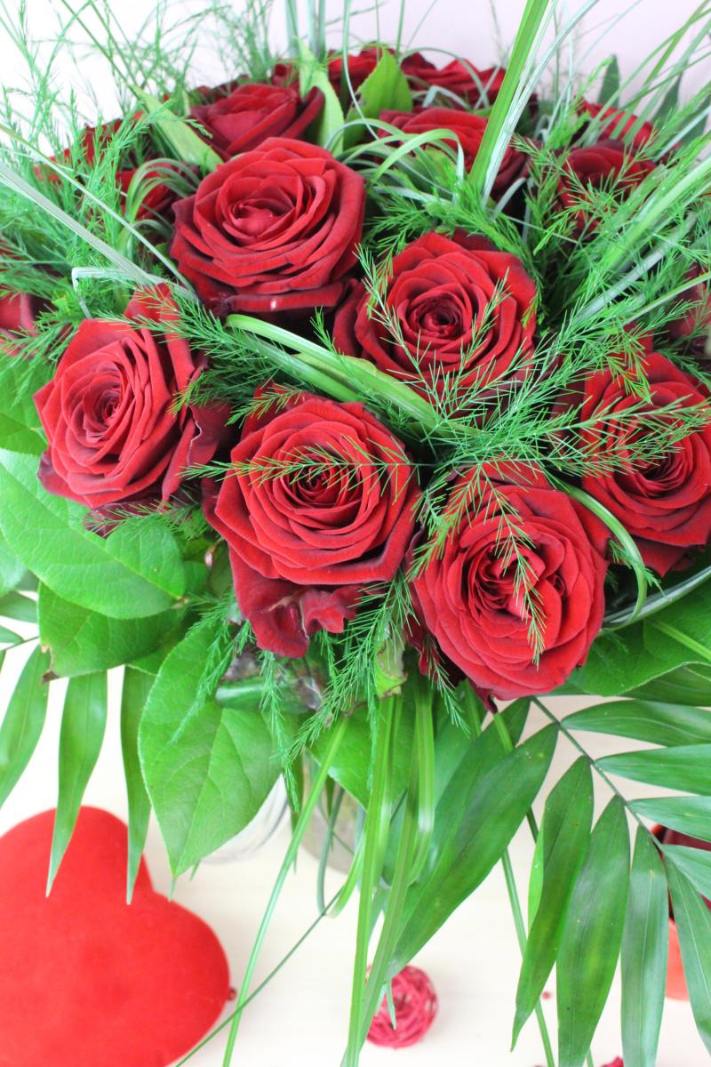 Bouquet de 20 Roses Rouges Red Naomi - La Fontaine Fleurie