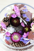 LILA - Décoration en fleurs séchées